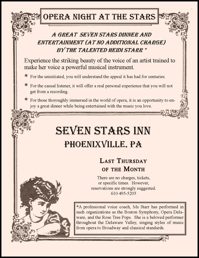 Is there a Seven Stars Inn in Phoenixville, PA?